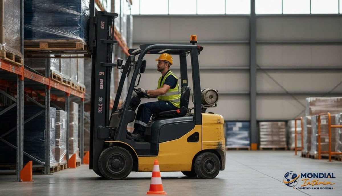 Comment évaluer conduite chariot intérimaire roumain ?